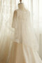 Aufregend Normale Taille Kirche Elegantes Brautkleid mit Bordüre