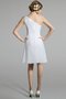 A-Line Seeküste Extravagantes Brautkleid ohne Ärmeln aus Chiffon