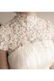Sweep Train Natürliche Taile Tüll Luxus Bodenlanges Brautkleid