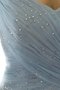 Herz-Ausschnitt Normale Taille Ärmellos Perlenbesetztes Duchesse-Linie Abendkleid