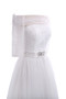 Normale Taille Bateau Modisches Brautkleid für Übergröße mit Knöpfen