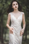 Mode Ärmelloses Besonderes Formelles Brautkleid aus Spitze