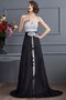 Prinzessin Satin Sittsames Abendkleid mit Herz-Ausschnitt mit Empire Taille