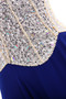 Normale Taille Trägerlos A Linie Bodenlanges Abendkleid mit Kristall