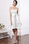 A-Line Prinzessin Empire Taille Brautjungfernkleid mit Gürtel mit Schleife