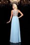 Prinzessin Empire Taille Schaufel-Ausschnitt Sittsames Bodenlanges Abendkleid