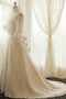 Aufregend Normale Taille Kirche Elegantes Brautkleid mit Bordüre