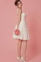 A-Line Legeres Sexy Brautkleid mit Schleife mit Gürtel