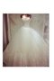 Klassisches Tüll Romantisches Brautkleid mit Bordüre mit Applike