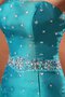 A-Linie Trägerloser Ausschnitt Perlenbesetztes Duchesse-Linie Quinceanera Kleid mit Rüschen