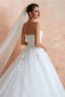 Spitze Bezaubernd Romantisches Brautkleid aus Satin mit Gericht Schleppe