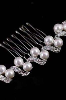 Schön Perlenstickerei Elegant|Bescheiden Amazing Brautschmuck - Foto 2