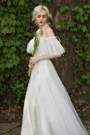 Wunderschönen a linie Formelles Bodenlanges Brautkleid ohne Ärmeln