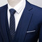 Casual Männlichen 3 Stück Hohe Qualität Hose Einfarbig Anzüge