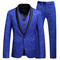 Blazer Casual Männer Business Blau Formale Kleid