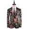 Smoking Homme Herren Tiger Neue Design Casual Floral