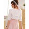 Beliebt Taft Rosa Zeitlos Mit Bowknot Bolero