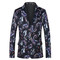 Männer Blazer Floral Gedruckt Anzug Anzug Asiatische Dj