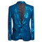 Blazer Hosen Party Terno Casual Gedruckt Männer Anzug