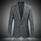 Mantel Männer Casual Boutique Anzug Blazer Einzigen Taste Mode