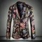 Smoking Homme Herren Tiger Neue Design Casual Floral