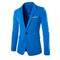 Blau Cord Blazer Slim Fit New Business Männer Anzug