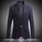 Blazer Jacke Hohe Qualität Einzigen Mode Neue Männer Casual Business Anzug