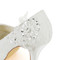 Tatsächliche Absatzhöhe 3.94 Zoll (10cm) Plattform Formell High Heels Hochzeitsschuhe