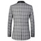 Männer Plaid Hochzeit Männlichen Blazer Slim Fit