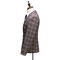 Einreiher Blazer Plaid Slim Fit Männer Anzug Luxus