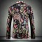 Smoking Homme Herren Tiger Neue Design Casual Floral