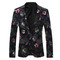 Wunderbare Männer Anzug Blumen Prom Smoking Blazer