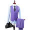 Anzug 3 Stück Business Einfarbig Bräutigam Kleid Anzug