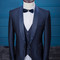 Für Männer Casual Hochzeit Smoking Jugend Jacke + Weste + Hosen Anzug