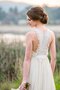 Chiffon Klassisches Beach Stil Attraktives Brautkleid mit Bordüre