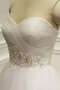 A Linie One Schulter Anständiges Brautkleid mit Rücken Schnürung aus Tüll