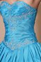 Duchesse-Linie Herz-Ausschnitt A Linie Pick-Ups Quinceanera Kleid mit Rüschen