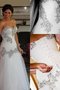 Ärmelloses Herz-Ausschnitt A-Line Seher Extravagantes Brautkleid