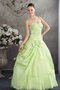 Duchesse-Linie Pick Up Paillettenbesetztes Quinceanera Kleid mit Herz-Ausschnitt mit Blume