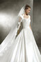 Funkelnd Bateau Ausschnitt Luxus Pompöse Brautkleid mit Reißverschluss