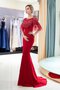 Absorbierend Sweep Train Ausgefallenes Romantisches Ballkleid aus Dehnbarer Satin