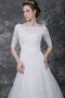 A-Line Tüll Elegantes Schlichtes Brautkleid mit Perlen