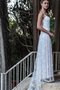 Meerjungfrau Stil Chiffon Ärmelloses A-Line Brautkleid mit Bordüre