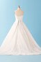 Sweep Zug Vintage Anständiges Romantisches Brautkleid mit Perlengürtel