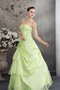 Duchesse-Linie Pick Up Paillettenbesetztes Quinceanera Kleid mit Herz-Ausschnitt mit Blume