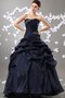 Pick-Ups Duchesse-Linie Taft Quinceanera Kleid mit Rüschen ohne Träger