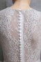 Spitze Wunderschönen Sittsames Bodenlanges Brautkleid mit Juwel Ausschnitt