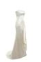 Strand Gericht Schleppe Reißverschluss Brautkleid mit Bordüre mit Herz-Ausschnitt