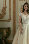 Blendend Duchesse-Linie Stilvolles Brautkleid mit Kristall aus Spitze