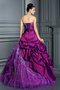 Empire Taille Duchesse-Linie Bodenlanges Sittsames Quinceanera Kleid aus Taft